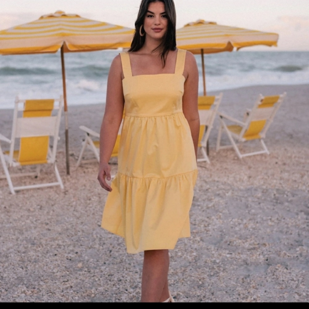 Desire canary Dress. Gal meets glam